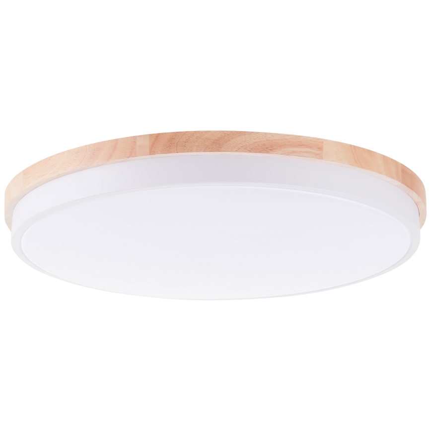 Brilliant - Dimbare LED Plafondlamp BAARLO LED/36W/230V 3000-6500K diameter 50 cm wit/rubber vijg + afstandsbediening - FSC gecertificeerd
