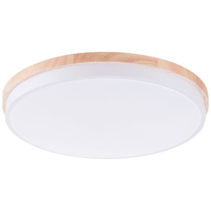 Brilliant - Dimbare LED Plafondlamp BAARLO LED/36W/230V 3000-6500K diameter 50 cm wit/rubber vijg + afstandsbediening - FSC gecertificeerd