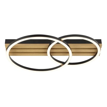 Brilliant - dimbare LED-plafondlamp CALMA LED/21W/230V zwart