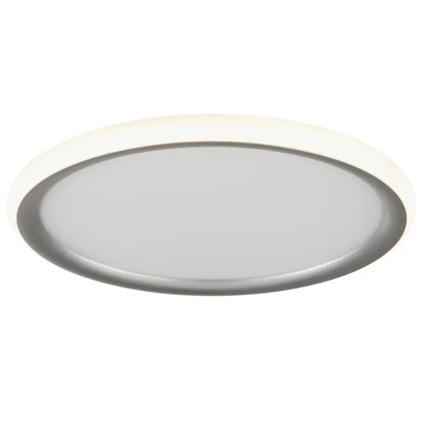Brilliant - Dimbare LED-plafondlamp CARLOZ LED/16W/230V Ø 30 cm wit/grijs