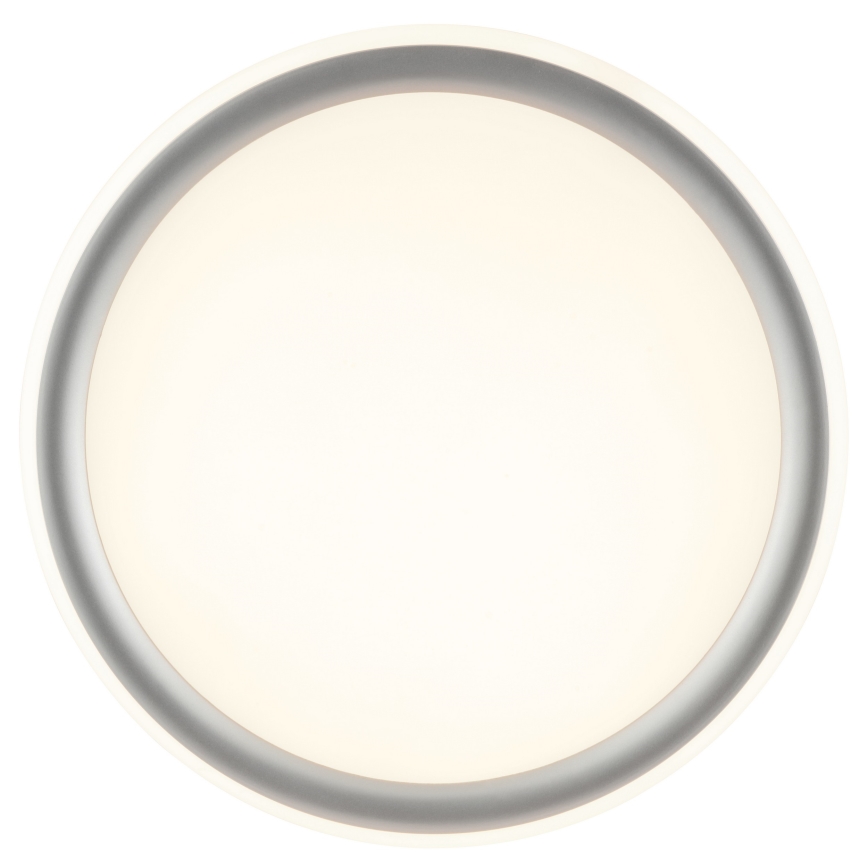 Brilliant - Dimbare LED-plafondlamp CARLOZ LED/16W/230V Ø 30 cm wit/grijs
