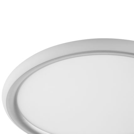 Brilliant - Dimbare LED-plafondlamp CARLOZ LED/16W/230V Ø 30 cm wit/grijs