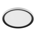 Brilliant - Dimbare LED-plafondlamp CARLOZ LED/16W/230V Ø 30 cm wit/zwart
