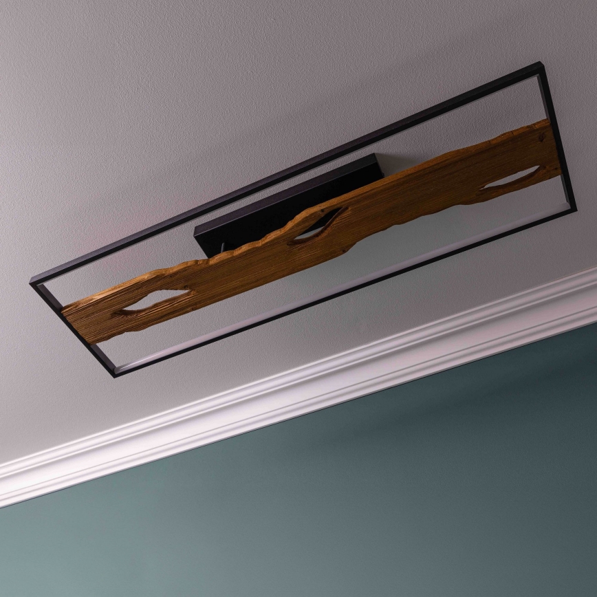 Brilliant - Dimbare LED Plafondlamp CHAUMONT LED/48W/230V rubber vijg - FSC gecertificeerd