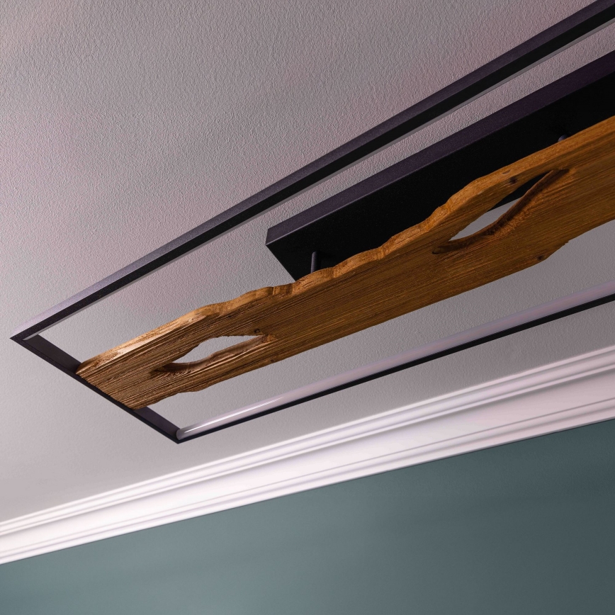 Brilliant - Dimbare LED Plafondlamp CHAUMONT LED/48W/230V rubber vijg - FSC gecertificeerd
