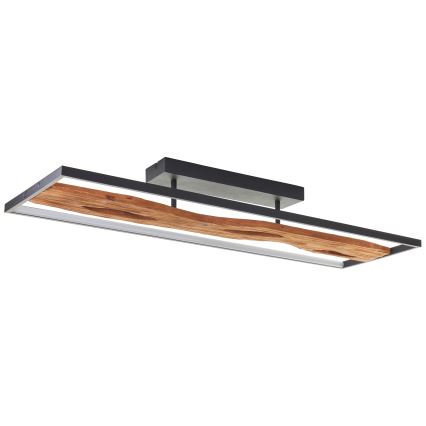 Brilliant - Dimbare LED Plafondlamp CHAUMONT LED/48W/230V rubber vijg - FSC gecertificeerd