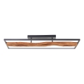 Brilliant - Dimbare LED plafondlamp CHAUMONT LED/48W/230V rubber vijg