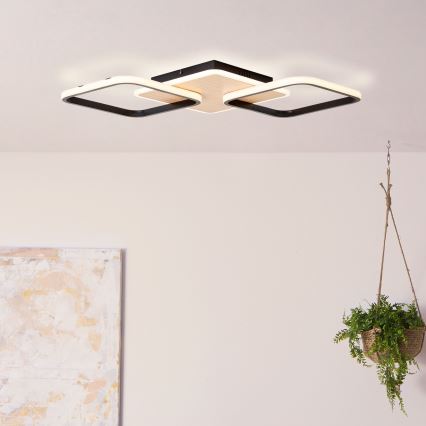 Brilliant - Dimbare LED plafondlamp DENNET LED/40W/230V 3000K 62x62 cm