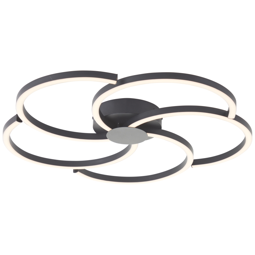 Brilliant - Dimbare LED Plafondlamp FICO LED/32W/230V diameter 57 cm zwart