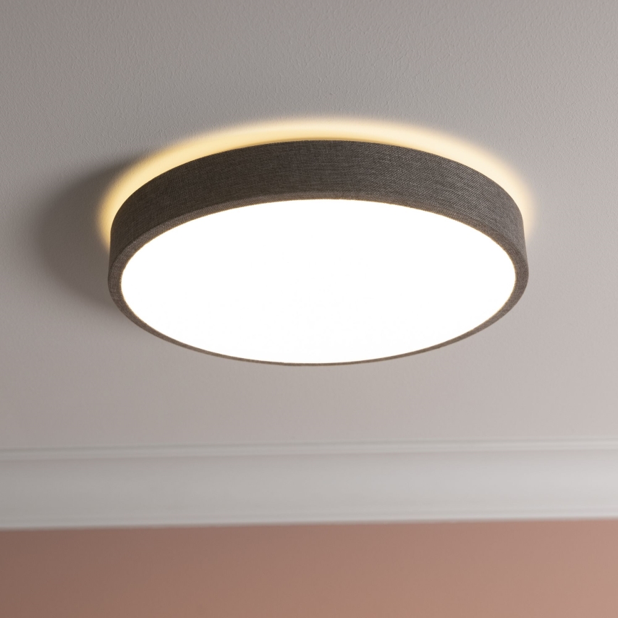 Brilliant - Dimbare LED Plafondlamp FILIZ LED/24W/230V diameter 38,5 cm grijs