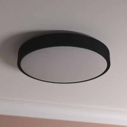 Brilliant - Dimbare LED Plafondlamp FILIZ LED/24W/230V diameter 38,5 cm zwart
