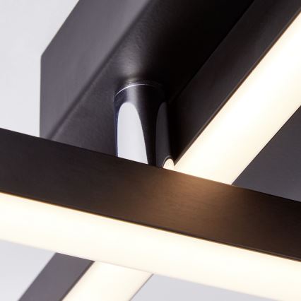Brilliant - Dimbare LED plafondlamp KJORN LED/32W/230V 3000K zwart