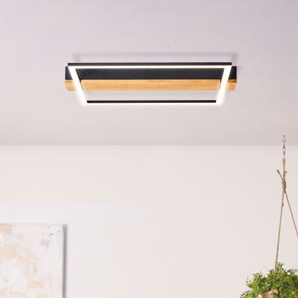 Brilliant - Dimbare LED plafondlamp LONEOS LED/24W/230V 3000K 45x40 cm - FSC gecertificeerd