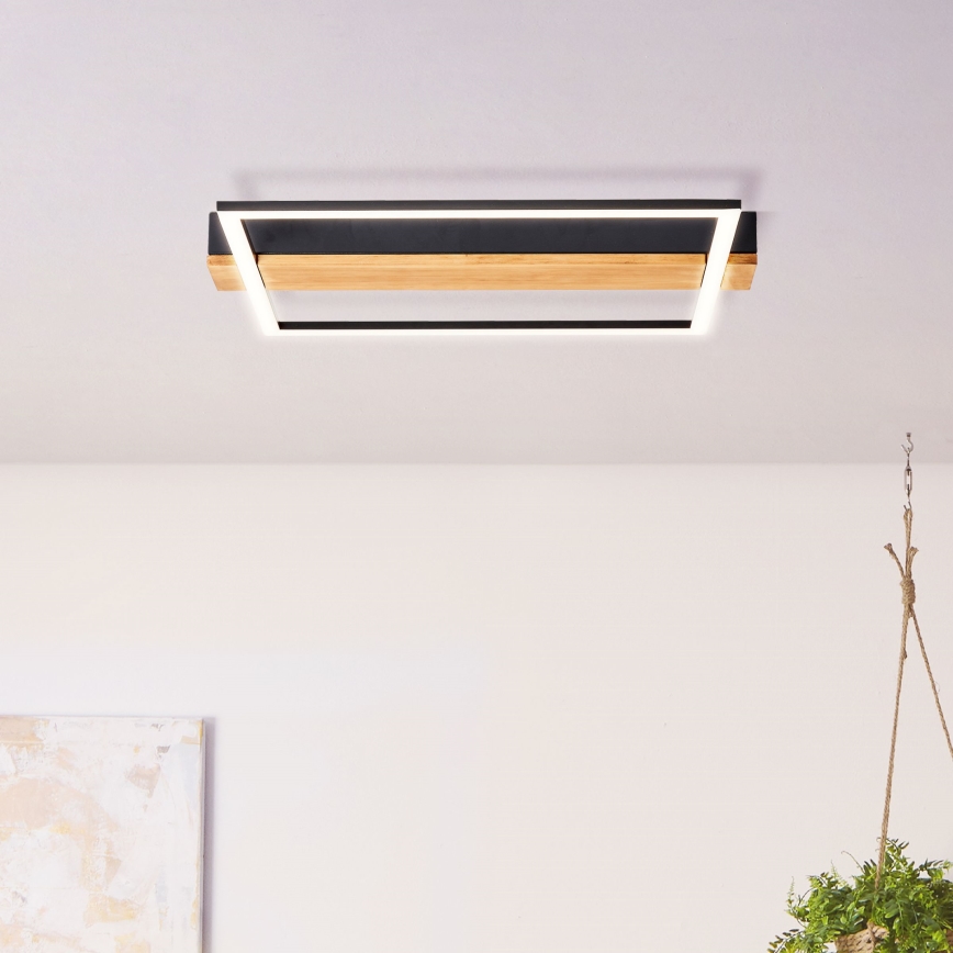 Brilliant - Dimbare LED plafondlamp LONEOS LED/24W/230V 3000K 45x40 cm - FSC gecertificeerd