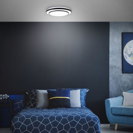 Brilliant - Dimbare LED Plafondlamp LUCIANO LED/40W/230V 3000-6500K + afstandsbediening