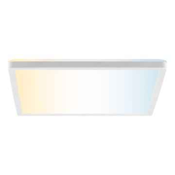 Brilliant - Dimbare LED-plafondlamp LUMARO LED/18W/230V 3000-6500K 29,3x29,3 cm wit + afstandsbediening