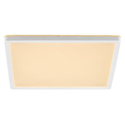 Brilliant - Dimbare LED-plafondlamp LUMARO LED/18W/230V 3000-6500K 29,3x29,3 cm wit + afstandsbediening