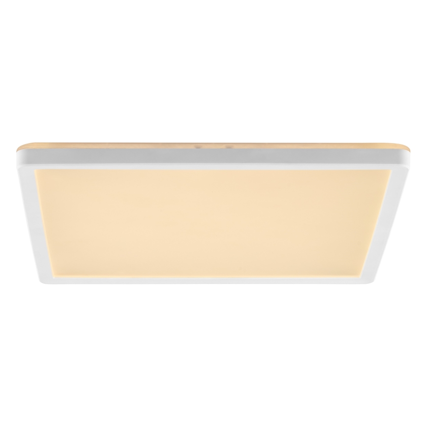 Brilliant - Dimbare LED-plafondlamp LUMARO LED/18W/230V 3000-6500K 29,3x29,3 cm wit + afstandsbediening