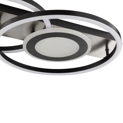 Brilliant - Dimbare LED-plafondlamp MAUREEN LED/27W/230V zwart