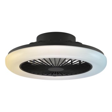 Brilliant - dimbare LED-plafondlamp met ventilator MONTERO LED/20W/230V 2700-6500K Ø 42 cm zwart + afstandsbediening