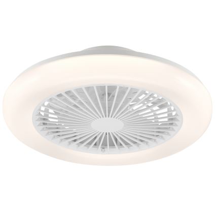 Brilliant - Dimbare LED-plafondlamp met ventilator MONTERO LED/20W/230V 2700-6500K Ø 42 cm wit + afstandsbediening