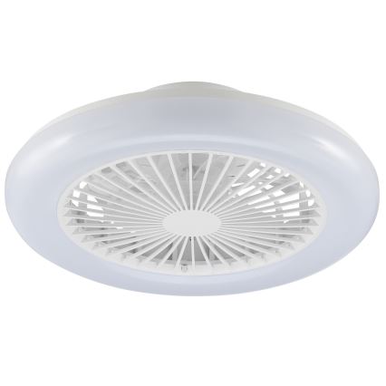 Brilliant - Dimbare LED-plafondlamp met ventilator MONTERO LED/20W/230V 2700-6500K Ø 42 cm wit + afstandsbediening