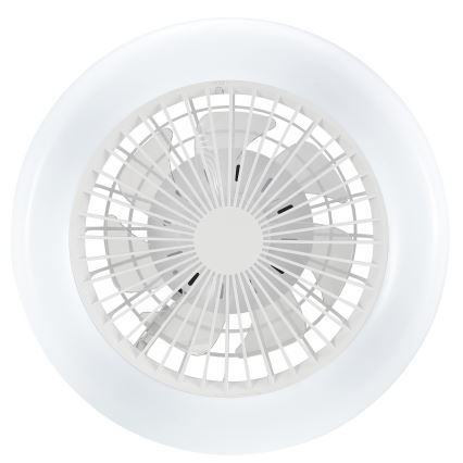 Brilliant - Dimbare LED-plafondlamp met ventilator MONTERO LED/20W/230V 2700-6500K Ø 42 cm wit + afstandsbediening