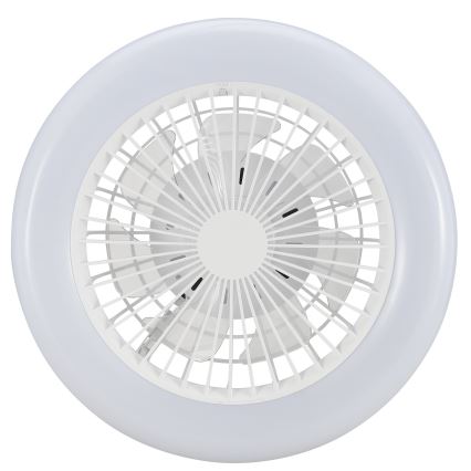 Brilliant - Dimbare LED-plafondlamp met ventilator MONTERO LED/20W/230V 2700-6500K Ø 42 cm wit + afstandsbediening