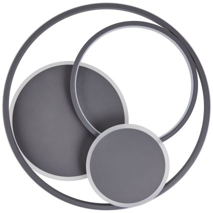 Brilliant - Dimbare LED Plafondlamp RUNDA LED/50W/230V 3000-6500K zwart + afstandsbediening