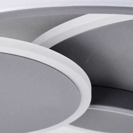 Brilliant - Dimbare LED Plafondlamp RUNDA LED/50W/230V 3000-6500K zwart + afstandsbediening