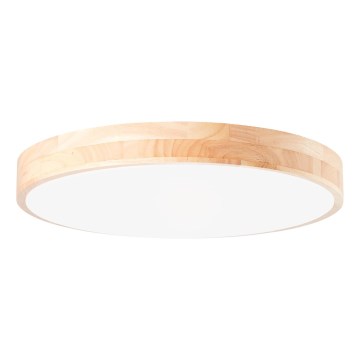 Brilliant - dimbare LED-plafondlamp SLIMLINE LED/60W/230V 3000-6500K Ø 45 cm rubberhout + afstandsbediening