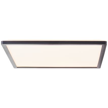 Brilliant - Dimbare LED-plafondlamp SORELL LED/24/230V 3000-6500K 42x42 cm zwart + afstandsbediening