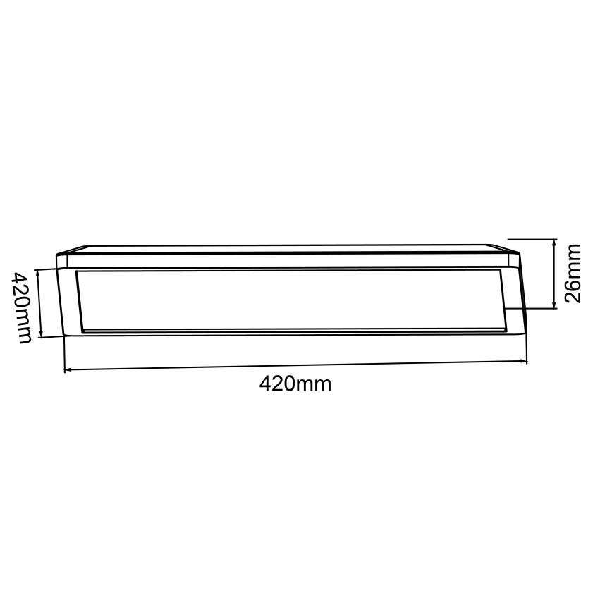 Brilliant - Dimbare LED-plafondlamp SORELL LED/24/230V 3000-6500K 42x42 cm zwart + afstandsbediening