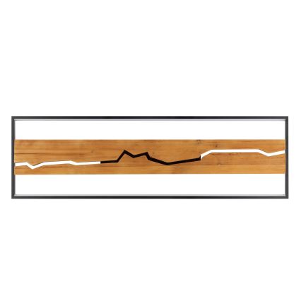 Brilliant - Dimbare LED-plafondlamp THUNDER LED/42W/230V, dennenhout