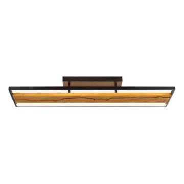 Brilliant - Dimbare LED-plafondlamp THUNDER LED/42W/230V, dennenhout
