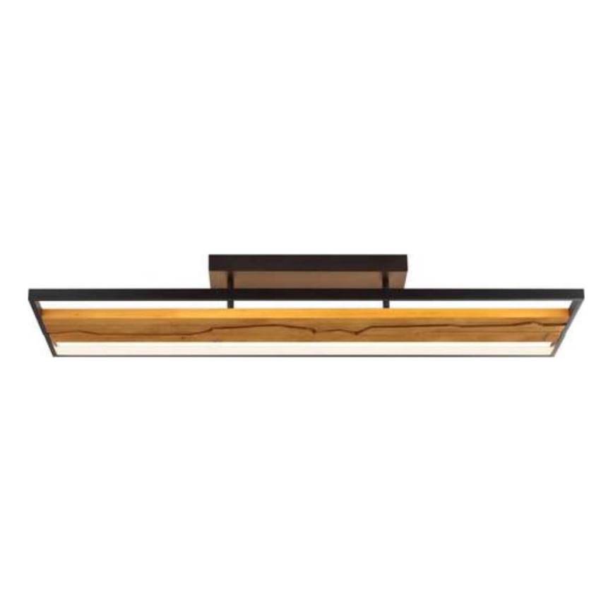 Brilliant - Dimbare LED-plafondlamp THUNDER LED/42W/230V, dennenhout