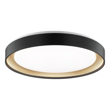 Brilliant - Dimbare LED-plafondlamp WALDO LED/36W/230V 3000-6500K Ø 48,5 cm zwart/goud + afstandsbediening