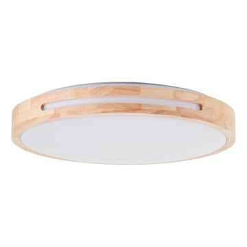 Brilliant - Dimbare LED Plafondlamp WOODBURY LED/24W/230V diameter 39 cm rubber vijg - FSC gecertificeerd