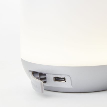Brilliant - Dimbare LED tafellamp voor buiten GEMMA LED/1,9W/5V IP44 wit