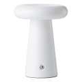 Brilliant - Dimbare LED-touch buiten tafellamp MUFFIN LED/3W/5V USB 2600 mAh IP44 wit