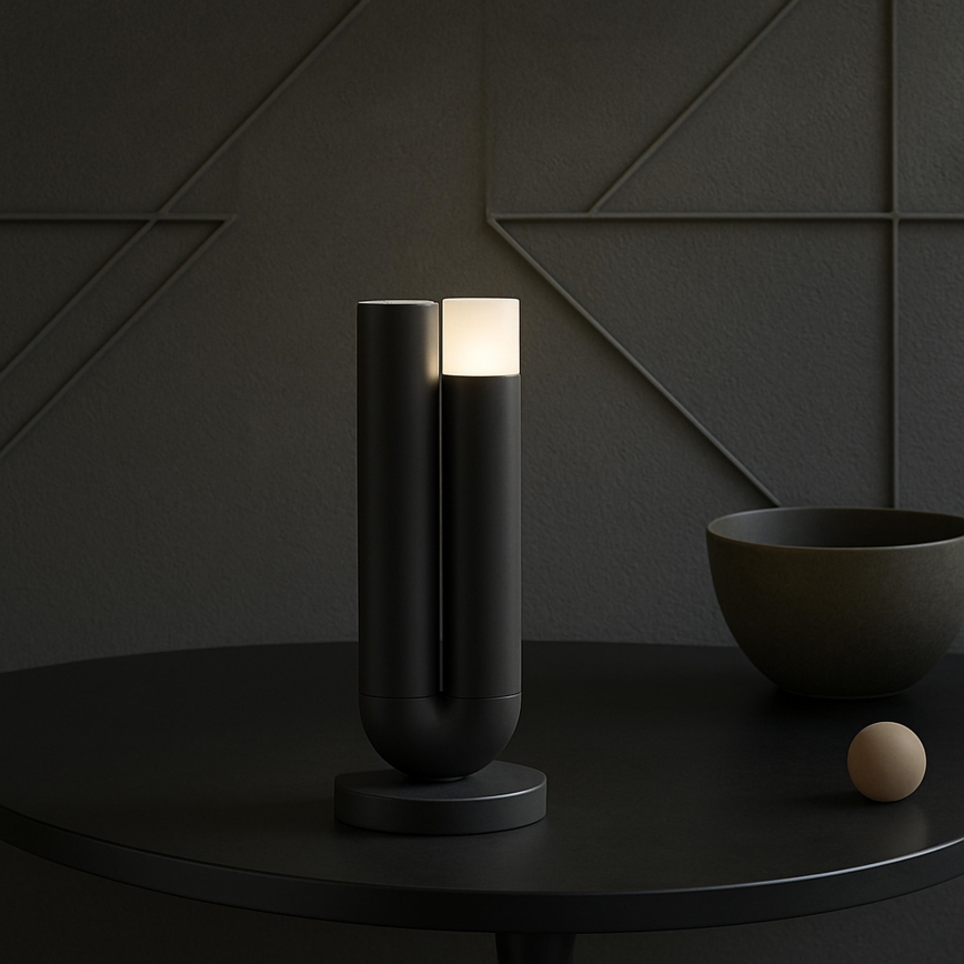 Brilliant - LED dimbare oplaadbare tafellamp voor buiten met aanraakbediening SAYU LED/2,5W/5V 2700K 2600 mAh IP44 zwart