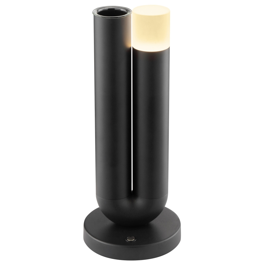 Brilliant - LED dimbare oplaadbare tafellamp voor buiten met aanraakbediening SAYU LED/2,5W/5V 2700K 2600 mAh IP44 zwart