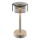 Brilliant - Dimbare oplaadbare LED-tafellamp voor buiten met aanraakbediening RAZOR LED/2,5W/5V 2700K 2600 mAh IP44 grijs