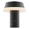 Brilliant - Dimbare oplaadbare tafellamp met aanraakbediening KINICH LED/2,5W/5V 2700K 2600 mAh zwart