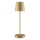 Brilliant - ELORA dimbare oplaadbare aanraakbediende buitentafellamp LED/2,5W/5V 2700K 2600 mAh IP44 goud