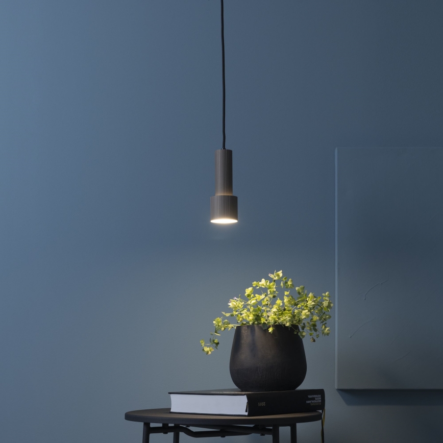Brilliant - Hanglamp aan een koord CADIZ 1xGU10/10W/230V diameter 12,5 cm brons