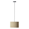Brilliant - Hanglamp aan een koord TONY 1xE27/20W/230V diameter 35 cm bruin