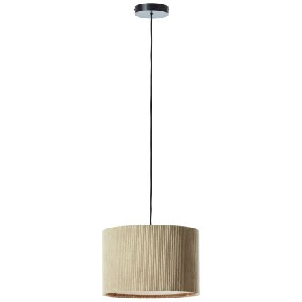 Brilliant - Hanglamp aan een koord TONY 1xE27/20W/230V diameter 35 cm bruin