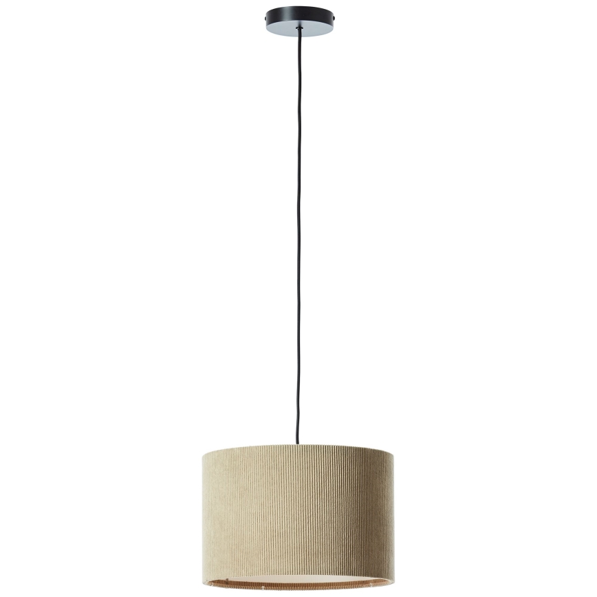 Brilliant - Hanglamp aan een koord TONY 1xE27/20W/230V diameter 35 cm bruin