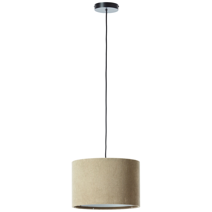 Brilliant - Hanglamp aan een koord TONY 1xE27/20W/230V diameter 35 cm bruin